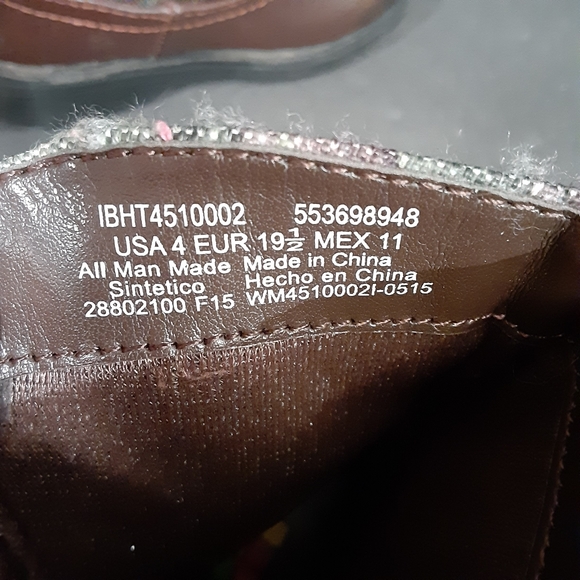 HEALTHTEX Faux Leather/Realtree Camo Boots Velcro/side closure. Like New Size 4C - Picture 9 of 12